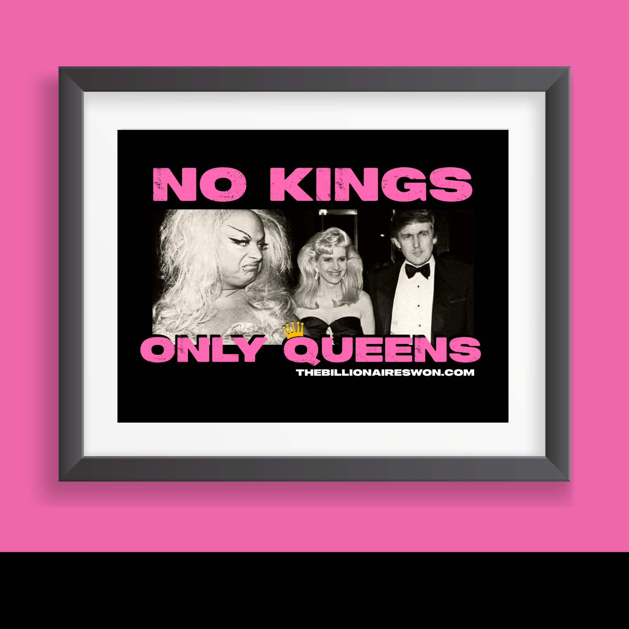 NO KINGS ONLY QUEENS Wall Art