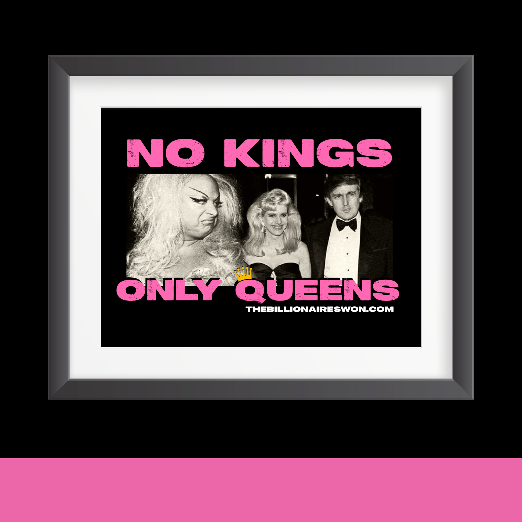 NO KINGS ONLY QUEENS Wall Art