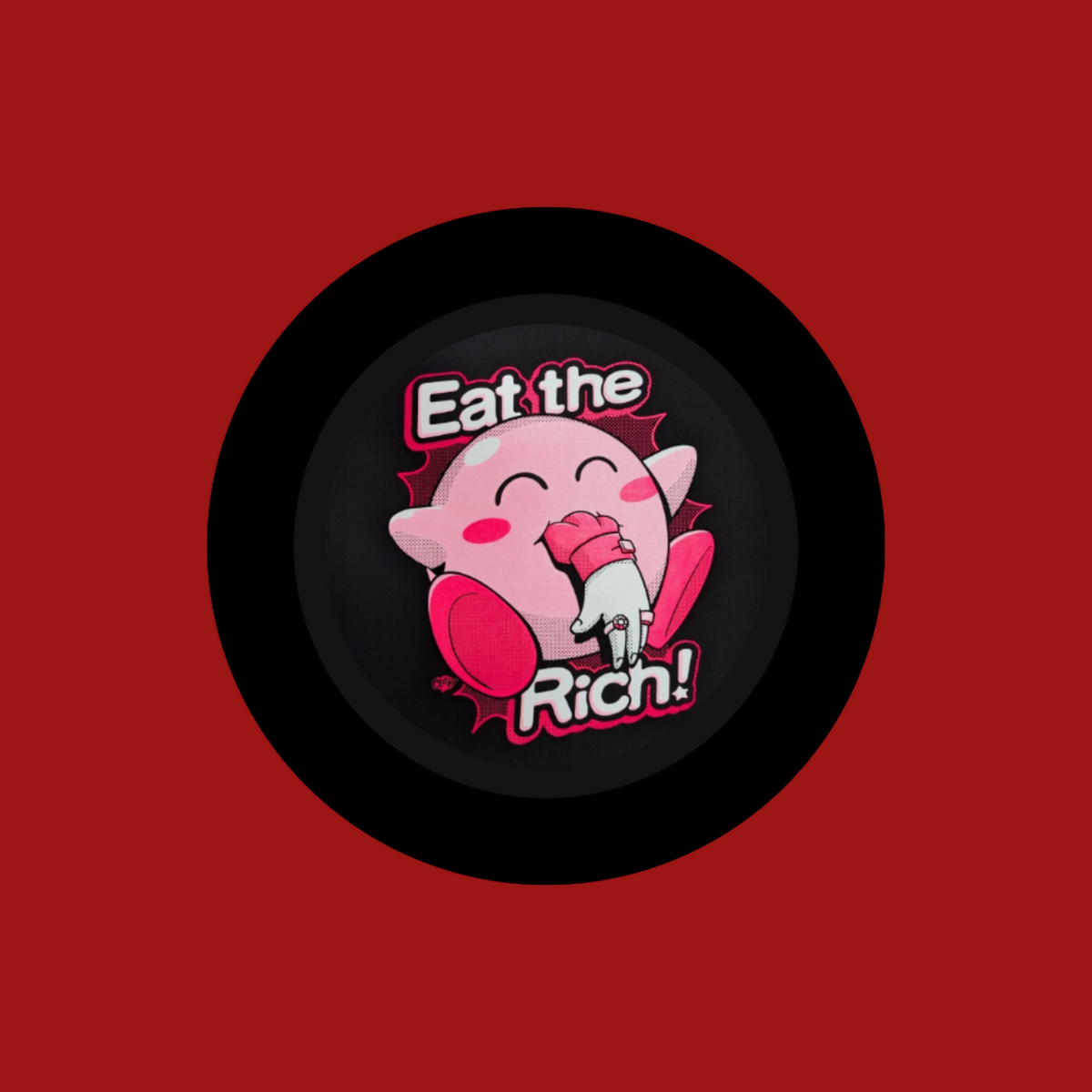 Eat The Rich - Button with metal pinback 1.25"